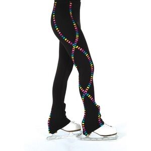 Jerry's Skating World Ribbon Pants Skittles Multi Leggings Medium